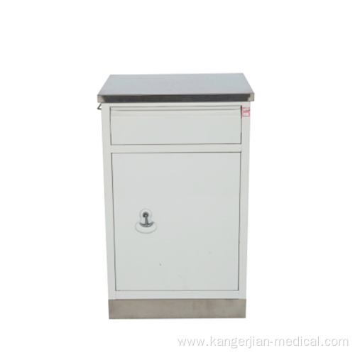 ABS Medical furniture hospital high quality 304# stainless steel bedside cabinet table